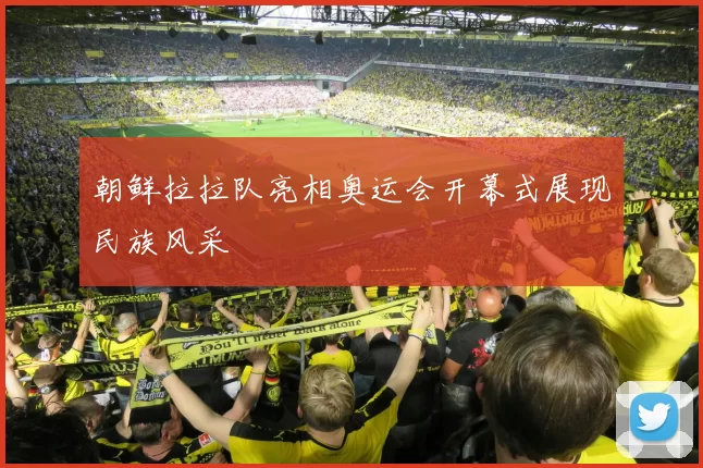 朝鲜拉拉队亮相奥运会开幕式展现民族风采